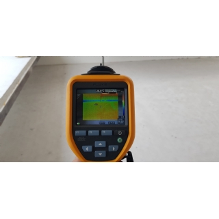 Termokamera měření teploty a kontrola podlahového topení